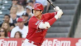 ▲大谷翔平生涯前674場出賽、前455局投球和貝比魯斯（Babe Ruth）神似。（圖／美聯社／達志影像）