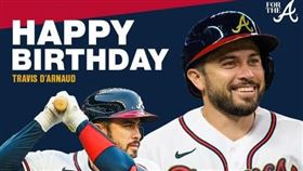 ▲Travis d'Arnaud。（資料照／取自亞特蘭大勇士FB）