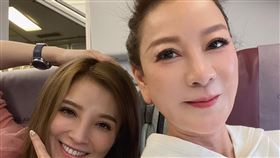 楊繡惠（右）與江泳錡私交甚篤。（圖／翻攝自臉書）