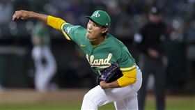 ▲日籍投手藤浪晉太郎被運動家交易至美東龍頭金鶯。（圖／美聯社／達志影像）