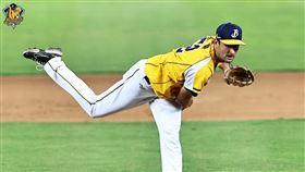 ▲泰樂先發7局無失分，奪下本季首勝。（圖／中信兄弟球團提供）
