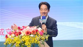 副總統賴清德今（20）日出席「『綠色金融 邁向淨零』農業金庫和青年農民支持淨零排放倡議活動。（圖／總統府提供)