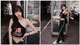 ▲樂天女孩菲菲衣服穿反。（圖／菲菲提供）