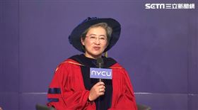 ▲蘇姿丰陽明交大榮譽博士後座談