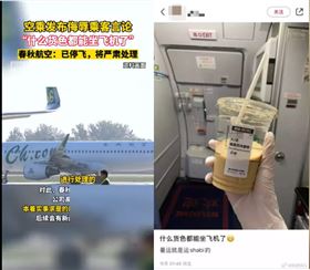 空姐,貨色,春秋航空(圖/翻攝自微博)