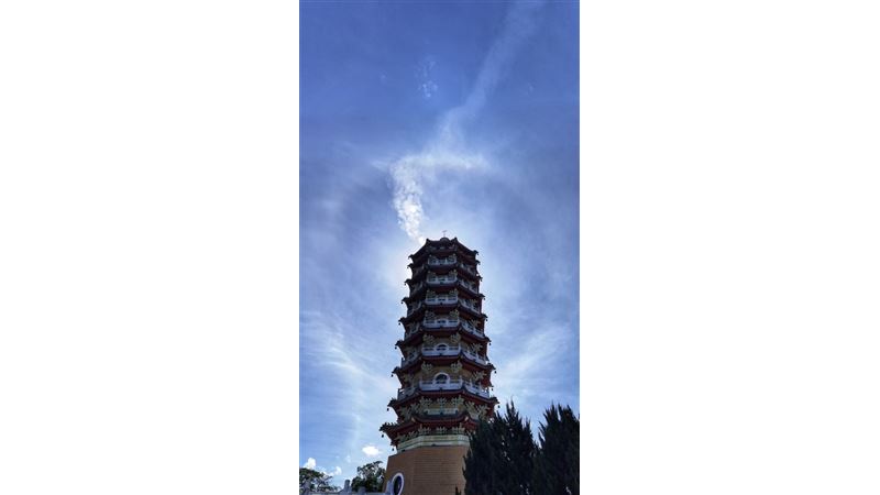 「飛龍祥光」繞慈恩塔　專家：正能量超旺
