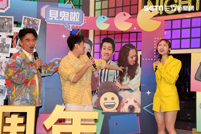 吳宗憲、lulu、陳漢典大熱門10周年記者會。（圖/記者邱榮吉攝影）