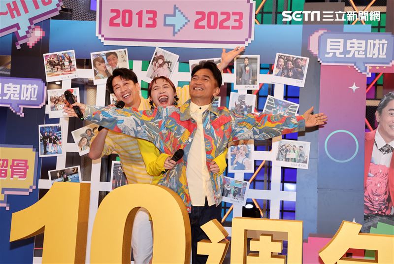 吳宗憲、lulu、陳漢典大熱門10周年記者會。（圖/記者邱榮吉攝影）