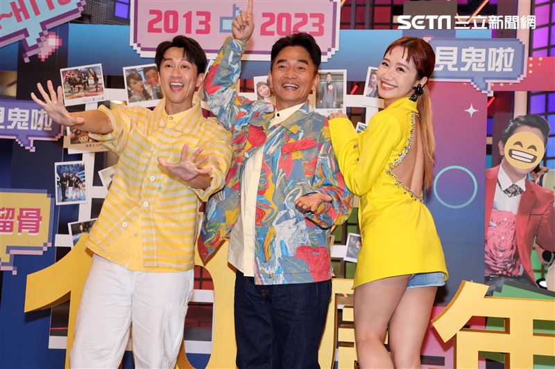 吳宗憲、lulu、陳漢典大熱門10周年記者會。（圖/記者邱榮吉攝影）