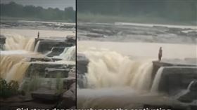 少女沉迷玩手機被父母罵，從9層樓高湍急瀑布縱身一跳！結局太震撼。（圖／翻自《印度時報》）