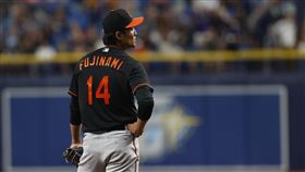 ▲藤浪晉太郎轉戰金鶯首秀挨轟失分。（圖／美聯社／達志影像）