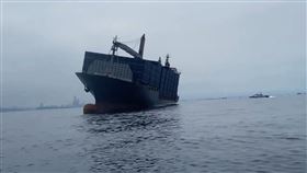 天使輪,貨櫃輪,沉沒,漂流,空櫃,屏東,小琉球,高屏溪