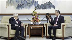 ▲前美國國務卿季辛吉近日訪問北京。（圖／美聯社／達志影像）

