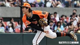 ▲統一獅先發投手古林睿煬。（圖／記者劉彥池攝影）