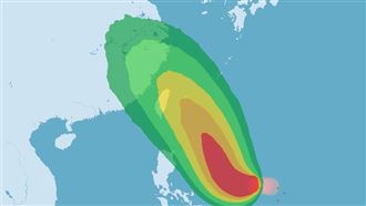 杜蘇芮變胖！抵台前達威力顛峰近「強颱」