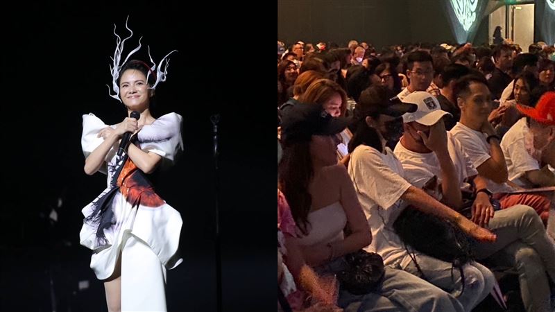直擊／林依晨傳婚變　與白衣男現身演唱會