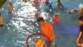 中國,廣西,泳池,男童,溺水,救生員
