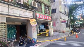 北市葉姓夫婦突從賓館頂樓墜落，經送醫搶救後仍宣告不治。（圖／翻攝畫面）