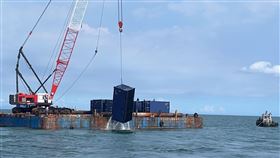 天使輪,貨櫃輪,沉沒,漂流,空櫃,屏東,小琉球,高屏溪,杜蘇芮颱風