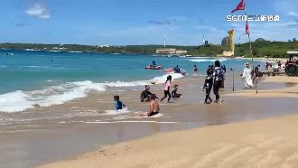 颱風進逼　東琉線將停航3天、墾丁插紅旗