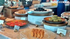 紅龜粿,雞蛋糕,吃到飽,饗A Joy(記者劉沛妘攝影)