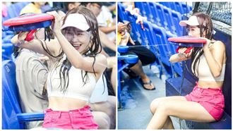 獨／小龍女賴可現身涼水祭　好身材全現形