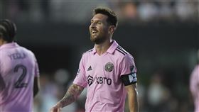 ▲梅西（Lionel Messi）上半場就為邁阿密國際踢進2球。（圖／美聯社／達志影像）
