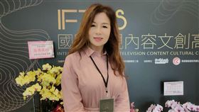 曹雨婷今出席IFTCCCS國際影視內容文創高峰會。（圖／記者鍾智凱攝）