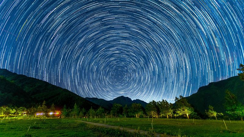 颱風前的寧靜！武陵農場驚見「絕美星空」