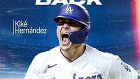 ▲Kike Hernandez。（圖／取自洛杉磯道奇FB）