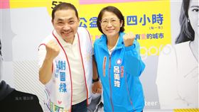 國民黨基隆市議員呂美玲為了彈藥庫遷移一事，跟一名阿伯槓上。（圖／翻攝自呂美玲臉書）