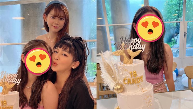 王彩樺小女兒18歲了！人魚裝扮慶生照曝光