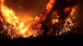 ▲希臘野火已持續延燒2週，造成5人喪生。（圖／路透社／達志影像）

