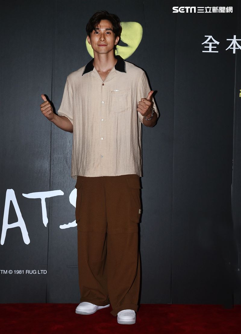 「貓」劇藝人星光場張瀚元。（圖/記者邱榮吉攝影）