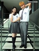 「天道」陳謙文、華千涵三立新聞網專訪。（圖/記者邱榮吉攝影）