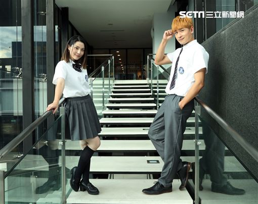 「天道」陳謙文、華千涵三立新聞網專訪。（圖/記者邱榮吉攝影）