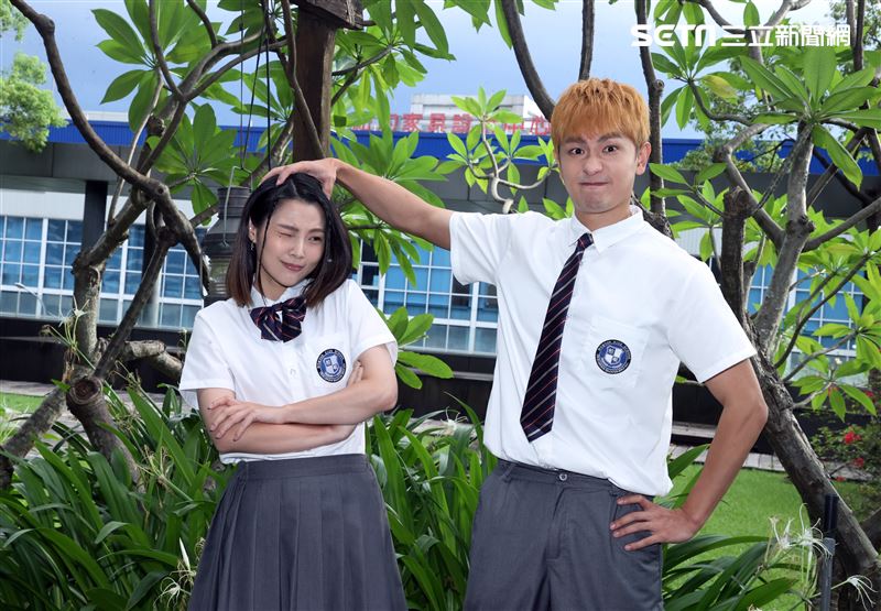 「天道」陳謙文、華千涵三立新聞網專訪。（圖/記者邱榮吉攝影）