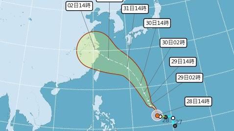 新／杜蘇芮陸海警解除！卡努這2天最近台