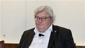 包瑞翰與綠黨座談（2）德國綠黨籍的歐洲議會議員包瑞翰（Reinhard Butikofer）（圖）28日在立法院出席台灣綠黨所舉辦的「對中態度、氣候變遷與能源」座談會，並針對能源政策提出看法。中央社記者張皓安攝 112年7月28日