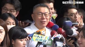 ▲柯文哲彩排拜拜後受訪（圖／記者許皓婷攝影）