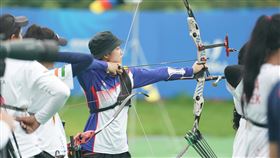 ▲成都世大運，女子射箭選手彭家楙闖進反曲弓4強。（資料圖／大專體總提供）