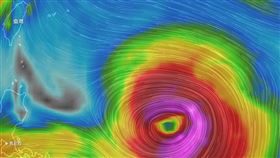 「卡努」是否影響台灣關鍵曝！有望放颱風假？氣象局回應了。（圖／翻攝自NCDR天氣與氣候監測網）