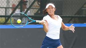 ▲盧曼琳大爆冷門，直落2擊敗紐西蘭一姊。（圖／四維體育推廣教育基金會提供）