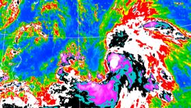卡努颱風。（圖／翻攝自中央氣象局）
