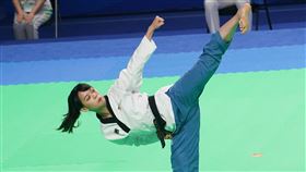 ▲成都世大運，胡子萱在跆拳道品勢項目拿下銀牌。（圖／大專體總提供）