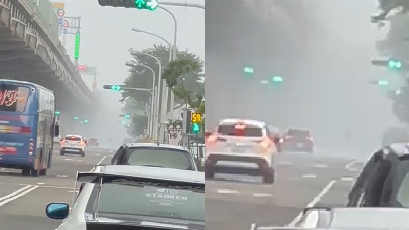 雨彈炸！他見「乾溼分離」網驚：真有結界