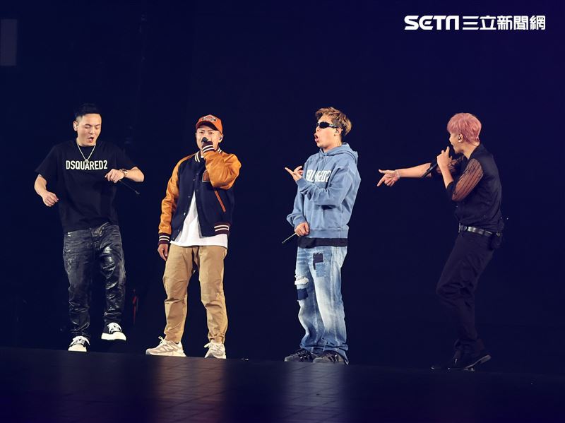 2023羅志祥演唱會特別嘉賓玖壹壹。（圖/記者邱榮吉攝影）
