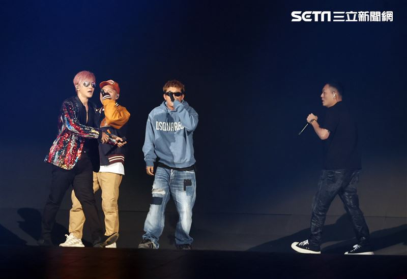 2023羅志祥演唱會特別嘉賓玖壹壹。（圖/記者邱榮吉攝影）