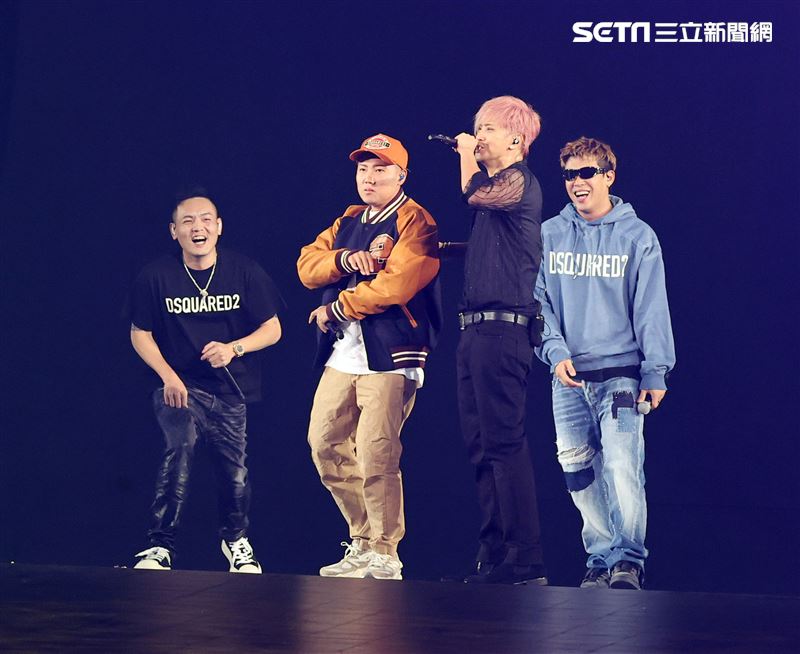 2023羅志祥演唱會特別嘉賓玖壹壹。（圖/記者邱榮吉攝影）