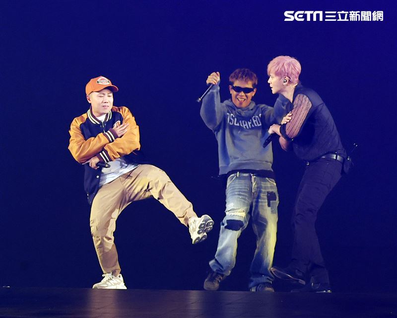 2023羅志祥演唱會特別嘉賓玖壹壹。（圖/記者邱榮吉攝影）